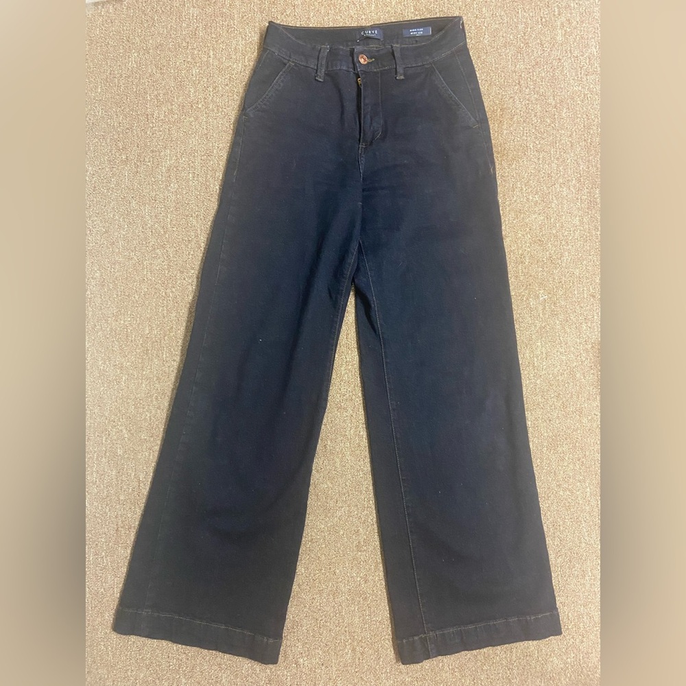 Elegant Black Wide Leg Jeans